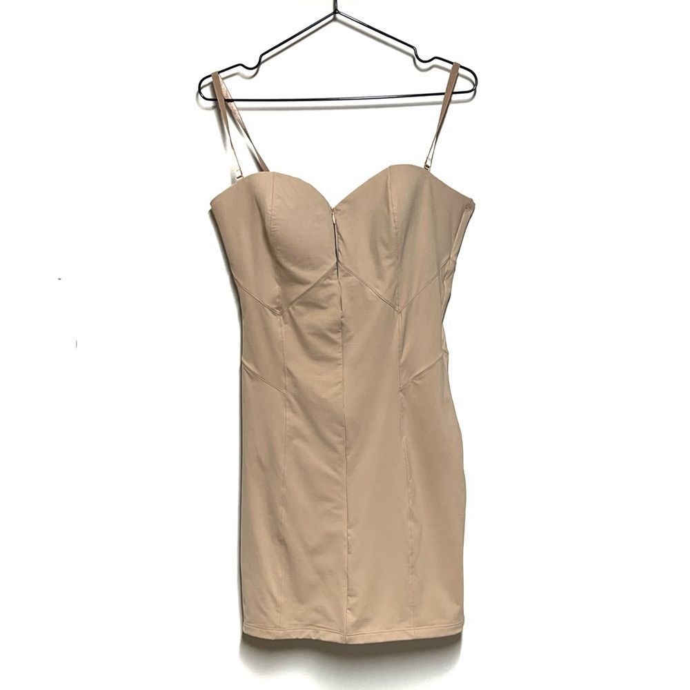 New Spanx Haute Contour Slip Slimming Shapewear Nude Sz L